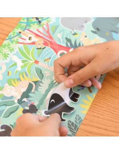 Super stickers Animaux sauvages - Poppik Super stickers Animaux sauvages - Poppik