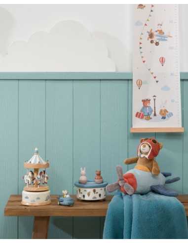 Boite à musique carrousel nuage -... Boite à musique carrousel nuage -...