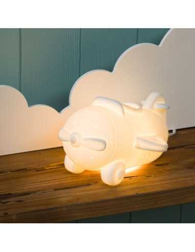 Lampe avion en porcelaine - Amadeus... Lampe avion en porcelaine - Amadeus...