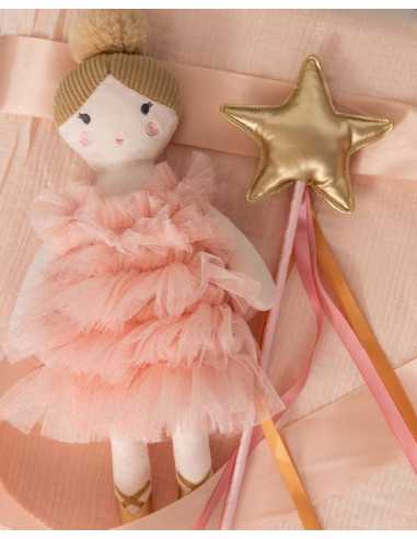 Baguette magique rose et or - Amadeus... Baguette magique rose et or - Amadeus...