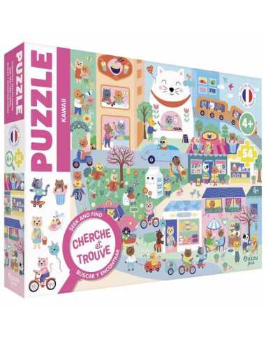 Puzzle cherche et trouve Kawaii - Auzou
