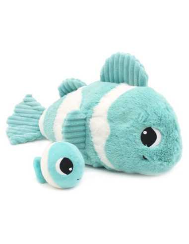 Peluche Poisson clown maman et bébé...