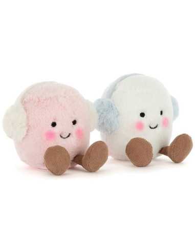 Peluche Chamallows Toastie rose et...
