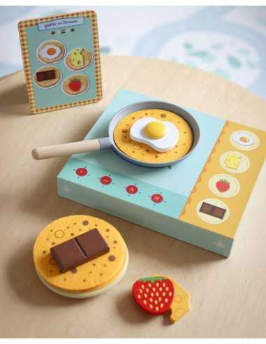 Gaëlle et Titouan atelier crêpe - Djeco Gaëlle et Titouan atelier crêpe - Djeco