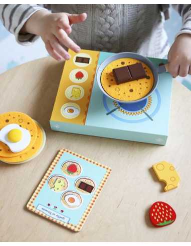 Gaëlle et Titouan atelier crêpe - Djeco Gaëlle et Titouan atelier crêpe - Djeco