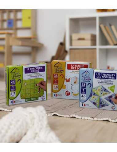 Jeu magnétique Les Triangles des Nombres Jeu magnétique Les Triangles des Nombres