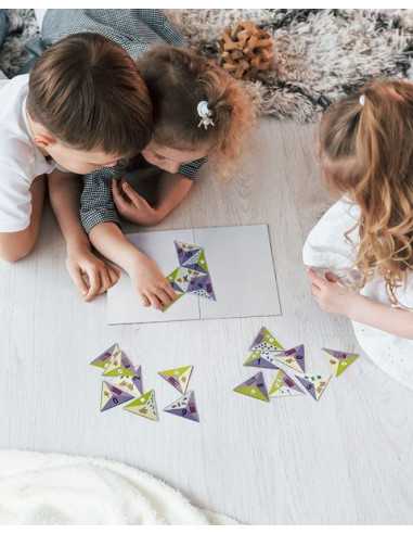 Jeu magnétique Les Triangles des Nombres Jeu magnétique Les Triangles des Nombres