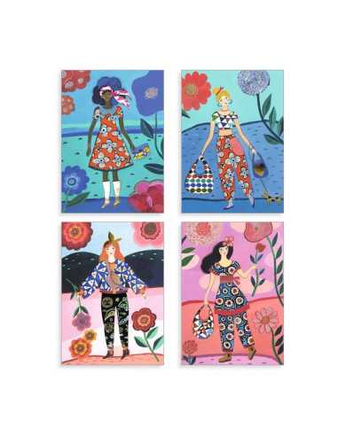 Collages motifs Tendance Wax - Djeco Collages motifs Tendance Wax - Djeco