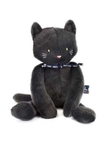 Peluche Chat Méloé 37 cm Anthracite -...