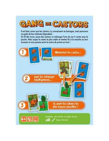 Gang de castors - jeu Gigamic Gang de castors - jeu Gigamic