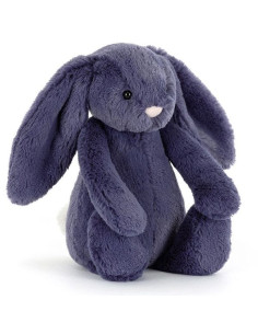Peluche Lapin bleu saphir -...