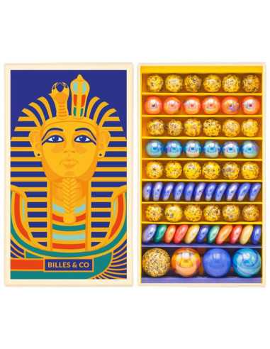 Coffret de 62 billes Toutankhamon -...