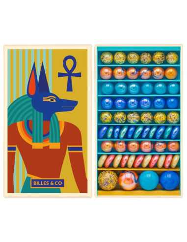 Coffret de 62 billes Anubis - Billes...