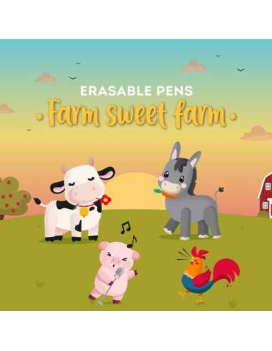 Set de 4 stylos à encre gel effaçable... Set de 4 stylos à encre gel effaçable...