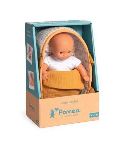 Poupon et couffin mini Sasha Pomea -... Poupon et couffin mini Sasha Pomea -...