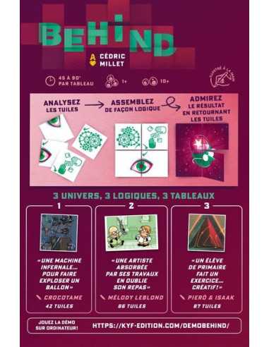 Jeu Behind purple Jeu Behind purple