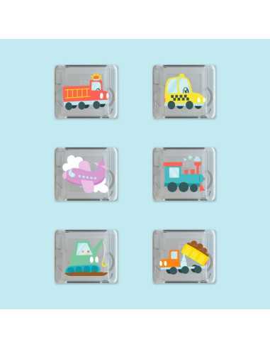 Cubes lumineux Véhicules - Glo Pals Cubes lumineux Véhicules - Glo Pals