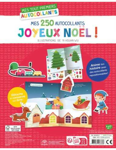 Mes 250 Autocollants Joyeux Noël - Auzou Mes 250 Autocollants Joyeux Noël - Auzou
