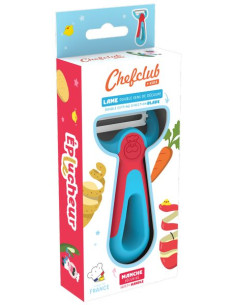 Eplucheur bleu et rouge -...