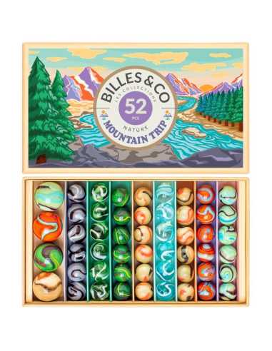 Coffret de 52 billes Mountain Trip -...
