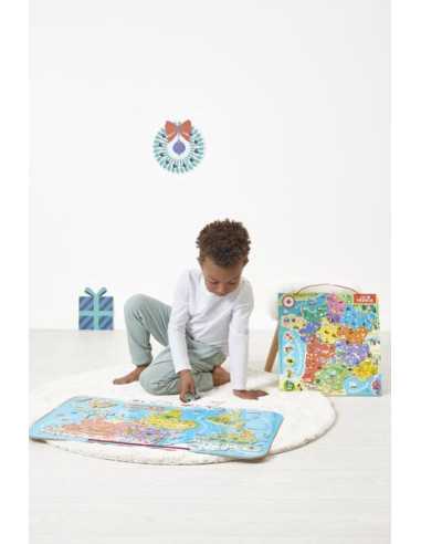 Puzzle carte du monde magnétique - Janod Puzzle carte du monde magnétique - Janod