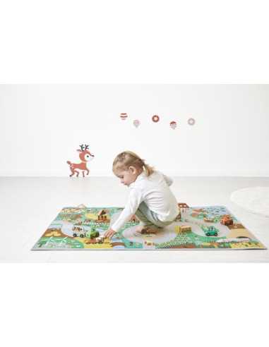 Tapis Campagne Cross Roads - Janod Tapis Campagne Cross Roads - Janod