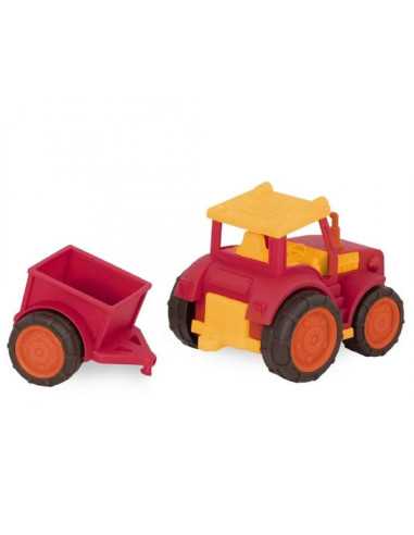 Tracteur rouge avec remorque - B.Toys Tracteur rouge avec remorque - B.Toys