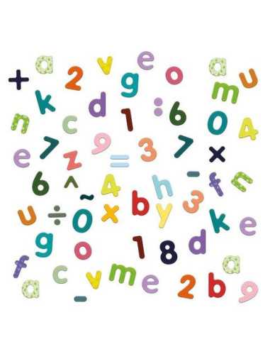 Magnets bois 80 lettres minuscules et... Magnets bois 80 lettres minuscules et...