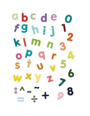 Magnets bois 80 lettres minuscules et... Magnets bois 80 lettres minuscules et...