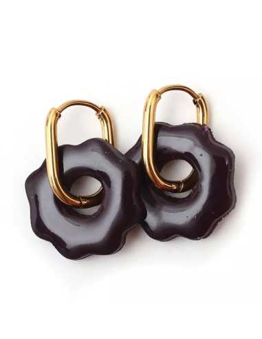 Kit créoles à pampilles en Fimo -... Kit créoles à pampilles en Fimo -...