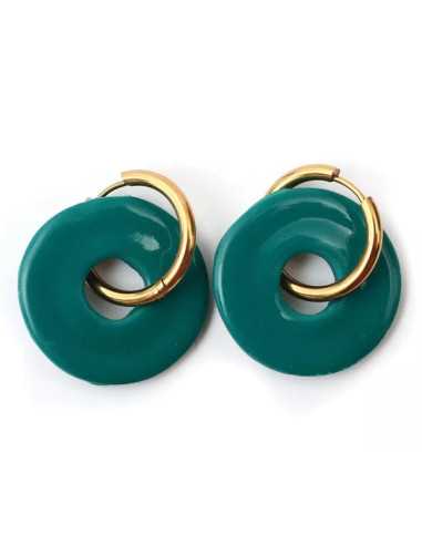 Kit créoles à pampilles en Fimo -... Kit créoles à pampilles en Fimo -...