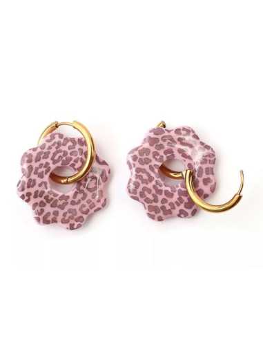 Kit créoles à pampilles en Fimo -... Kit créoles à pampilles en Fimo -...