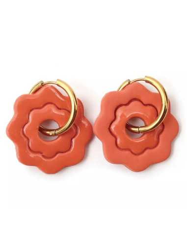 Kit créoles à pampilles en Fimo -... Kit créoles à pampilles en Fimo -...