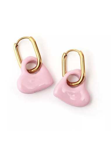 Kit créoles à pampilles en Fimo -... Kit créoles à pampilles en Fimo -...