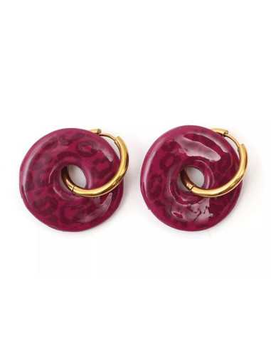 Kit créoles à pampilles en Fimo -... Kit créoles à pampilles en Fimo -...