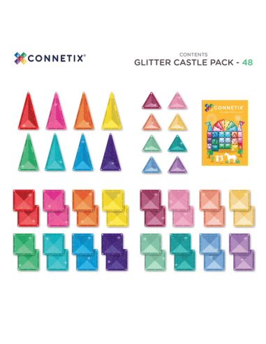 Pack Glitter Castle 48 pièces... Pack Glitter Castle 48 pièces...