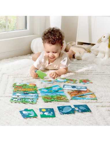 Puzzles Famille d’animaux - Hape Puzzles Famille d’animaux - Hape