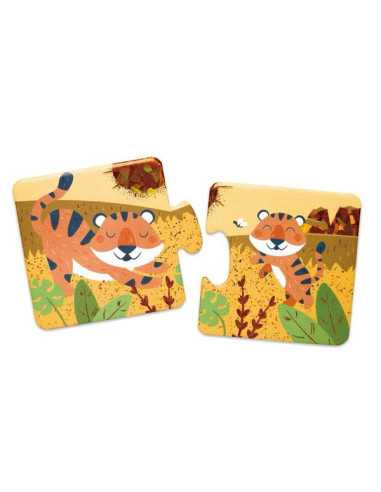 Puzzles Famille d’animaux - Hape Puzzles Famille d’animaux - Hape