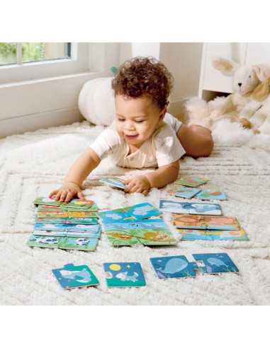 Puzzles Famille d’animaux - Hape Puzzles Famille d’animaux - Hape
