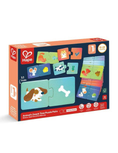 Puzzles Qui mange quoi ? -...