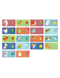 Puzzles Qui mange quoi ? -... 2