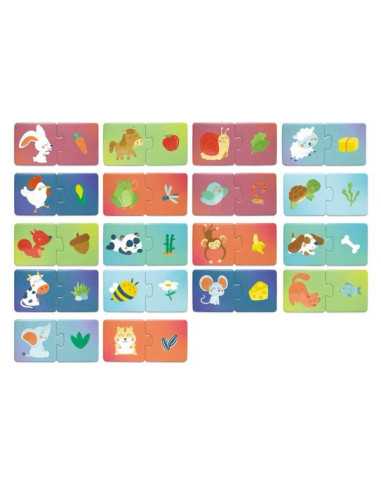 Puzzles Qui mange quoi ? - Hape Puzzles Qui mange quoi ? - Hape