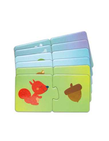 Puzzles Qui mange quoi ? - Hape Puzzles Qui mange quoi ? - Hape