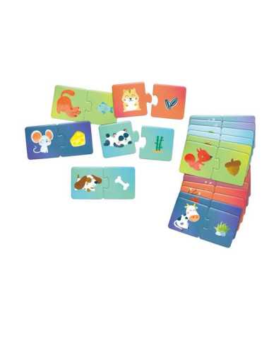 Puzzles Qui mange quoi ? - Hape Puzzles Qui mange quoi ? - Hape