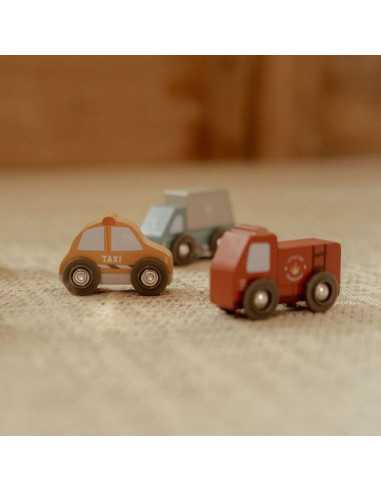 9 véhicules en bois - Little Dutch 9 véhicules en bois - Little Dutch