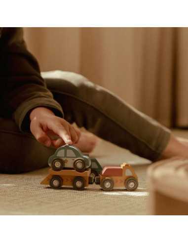 9 véhicules en bois - Little Dutch 9 véhicules en bois - Little Dutch