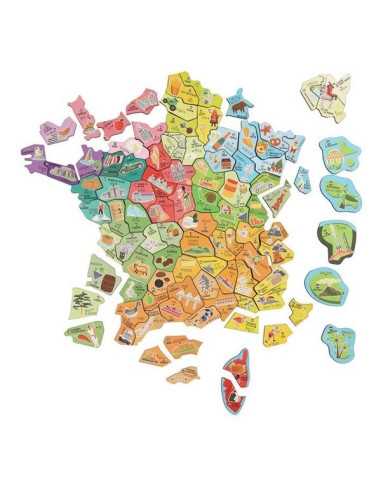 Carte de France magnétique - Jeujura Carte de France magnétique - Jeujura