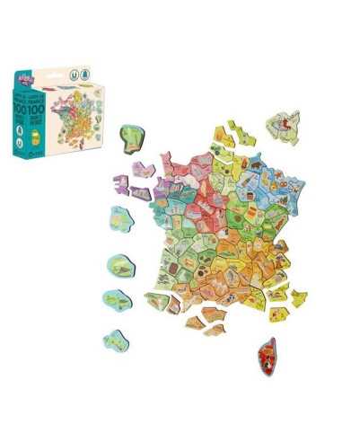 Carte de France magnétique - Jeujura Carte de France magnétique - Jeujura