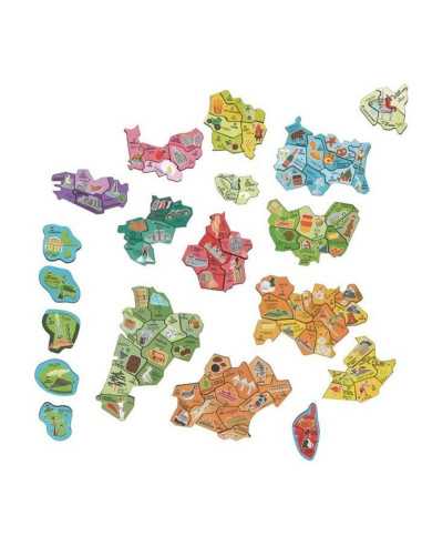 Carte de France magnétique - Jeujura Carte de France magnétique - Jeujura