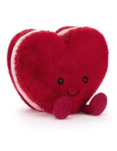Peluche Arlette le macaron coeur...